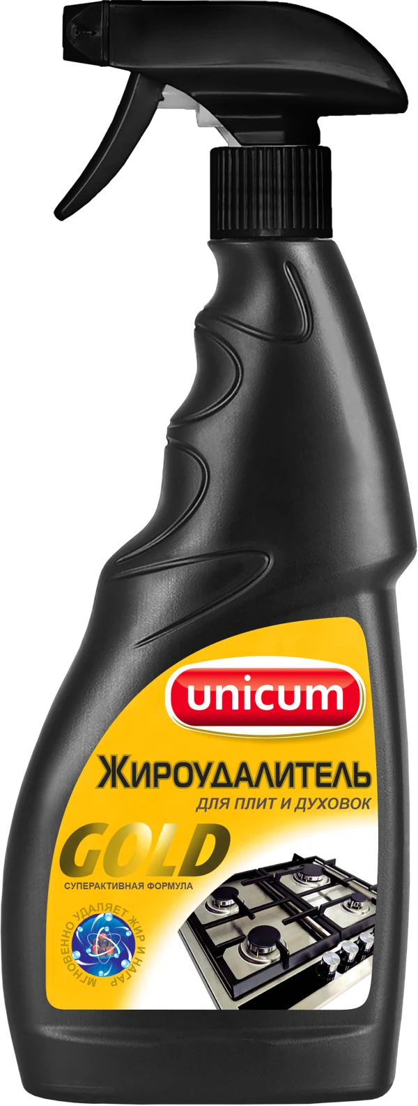 Средство для чистки грилей, плит, духовок Уникум Голд 0,5 л (арт 300032)