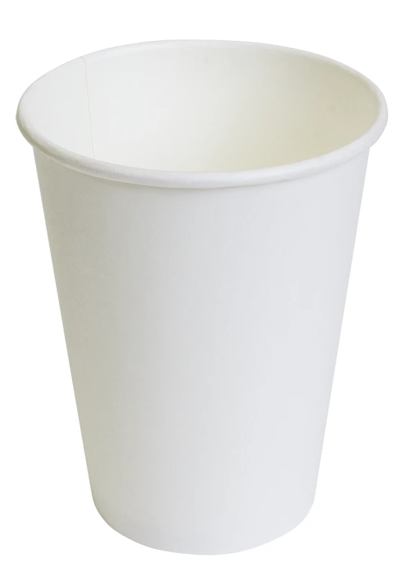Стакан бумажный 300мл 1-сл белый (d90мм)