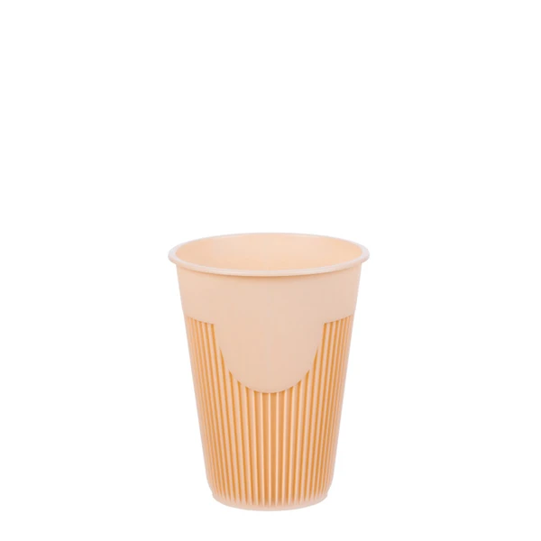 Стакан пластиковый для горячего Крафт 350мл Зимний  