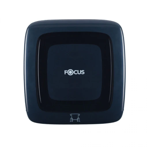 Диспенсер для полотенец в рулоне с автоматическим отрывом Focus пластиковый черный (артикул производителя 8076282)