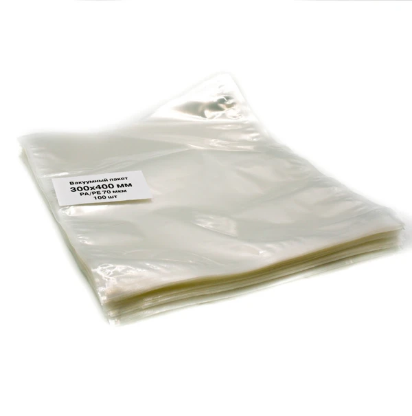 Вакуумный пакет ПА/ПЭ 300х300мм 70мкм