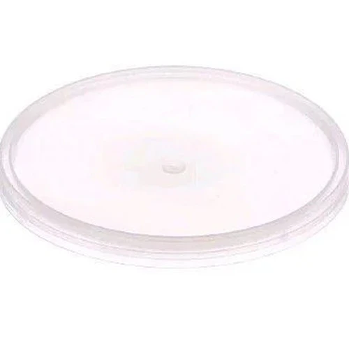 Крышка для контейнера пластиковая круглая d69 мм, 120/155 мл прозрачная