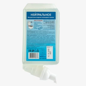 Мыло для рук картридж Keman A4 пенное бесцветное 1 л без отдушки (артикул производителя 100025-А/БЦ)