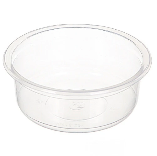 Контейнер пластиковый круглый d115 мм, 250 мл прозрачный