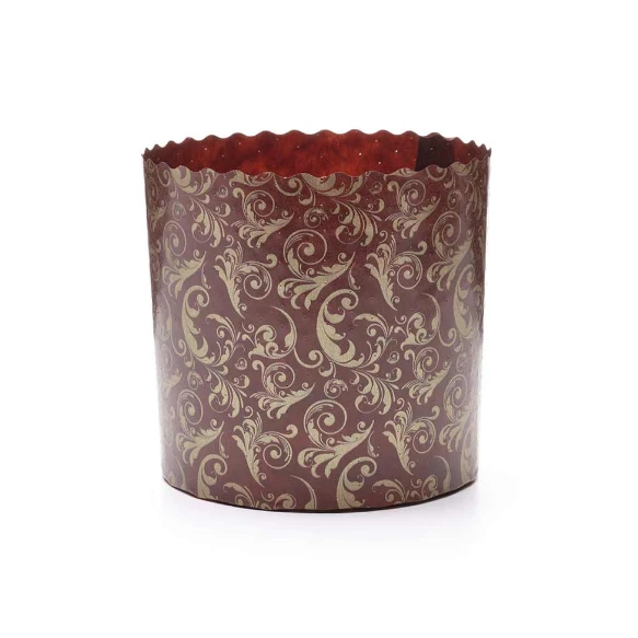 Форма бумажная для выпечки куличей 200г 90х90мм