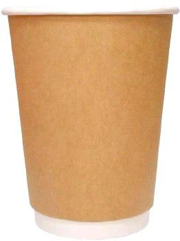Стакан одноразовый бумажный крафт 300мл 2-сл