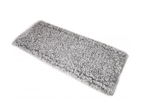 Моп плоский 40х13см микрофибра петлевой ухо+карман серый 