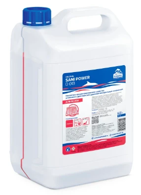 Средство кислотное для уборки после строительства и ремонта Долфин SANI POWER 5 л (арт D013-5)