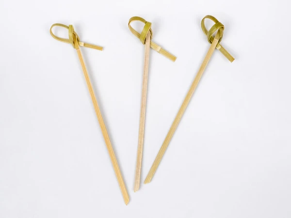 Пики "Узелок" бамбуковые 90мм Ben Fatto, 100шт/уп