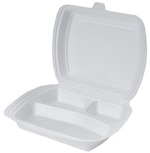 Ланч-бокс трехсекционный ВПС 247х207х62 мм белый Полиформ