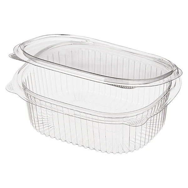 Контейнер ракушка РКС-500 пластиковый прямоугольный 159х130х56 мм, прозрачный 