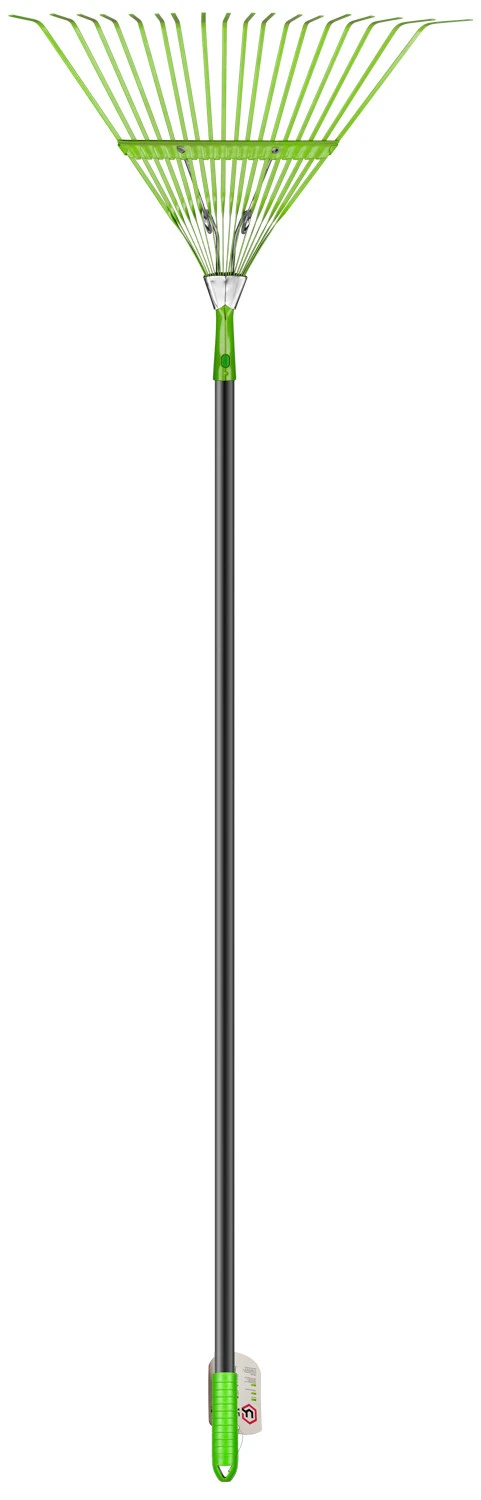 Грабли веерные с компенсатором 18 зубьев 154х46 см (артикул производителя 0502-Ч)