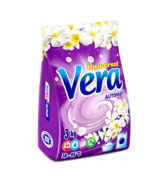 Стиральный порошок для белья VERA Universal автомат для белого, цветного белья 3 кг