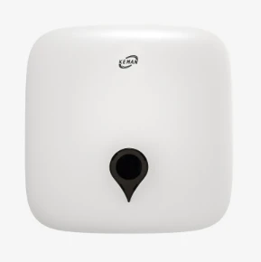 Диспенсер для листовых полотенец КЕМАN V сложения пластиковый белый (артикул производителя 100126-0000)