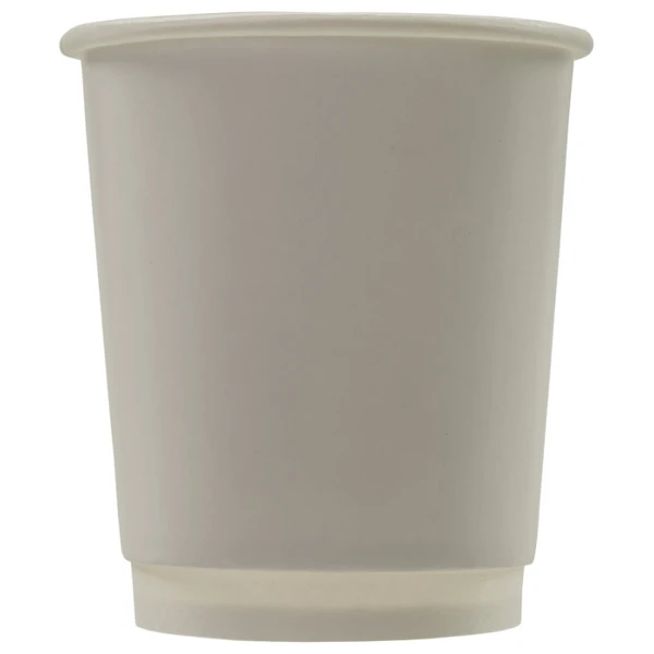 Стакан бумажный 250мл 2-сл d80мм белый