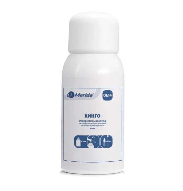 Освежитель воздуха аэрозольный Merida Премиум Кинго 110 мл сменный картридж (артикул производителя OE14)