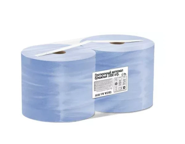 Протирочная бумага в рулоне VEIRO Professional Lite 2 сл синяя 350м арт. WIPE1